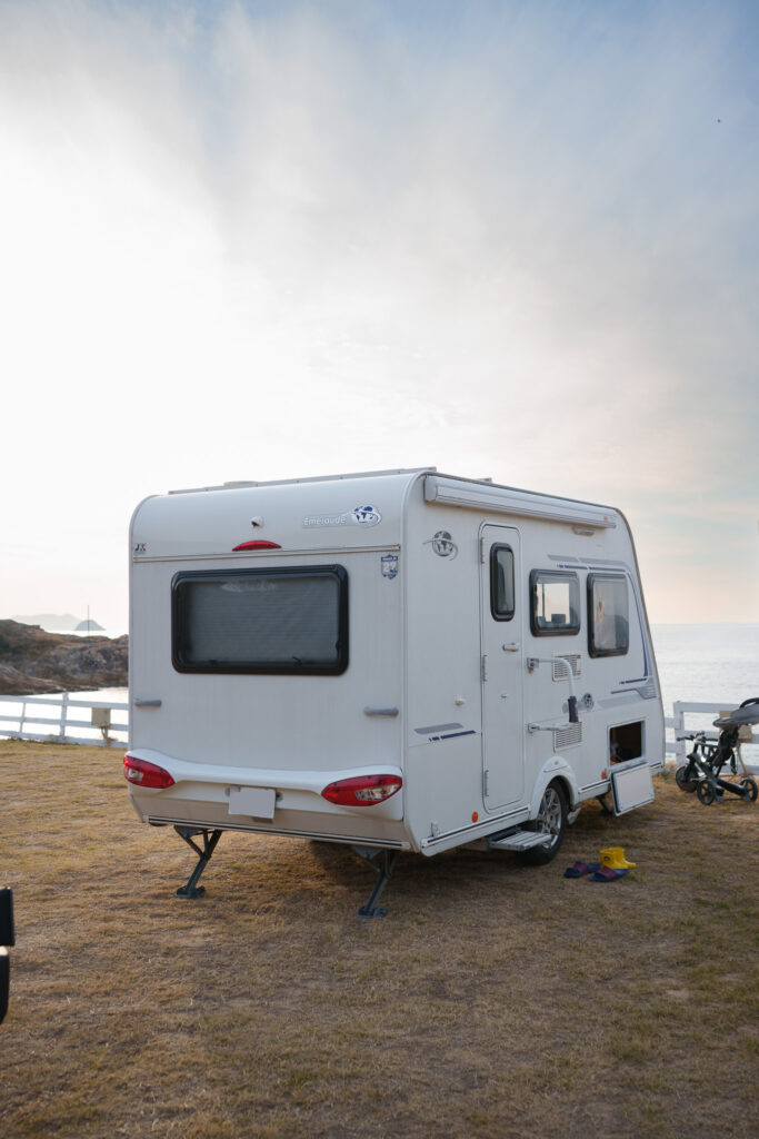 ムーバーでトレーラーの位置を微調整する